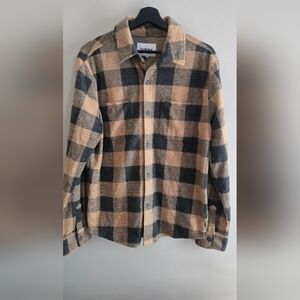 Plaid Button-Up Shirt